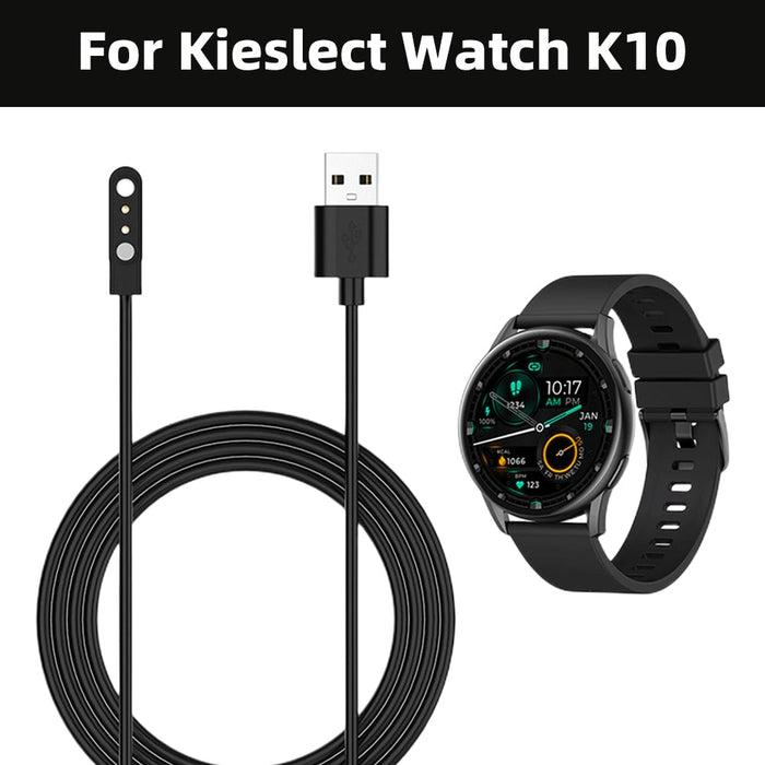 Magnetic Charge Charging Cable Smartwatch Dock Charger Adapter USB Charging Cable Accessories for Kieslect Smart Watch K10 K11