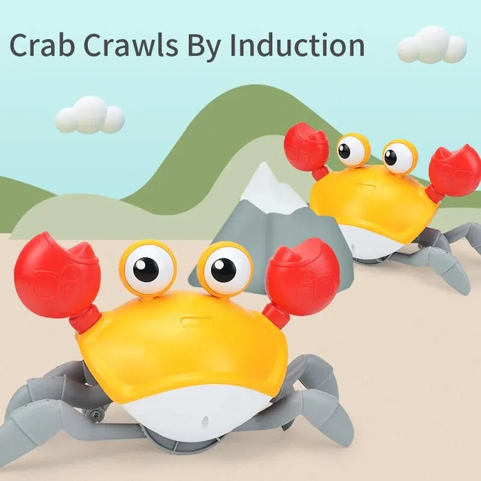 Crab Tummy Time Baby Toy Interactive Walking Dancing