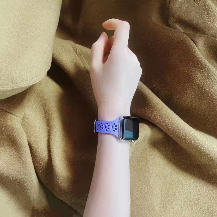 Narrow Thin Silicone Band for Apple Watch