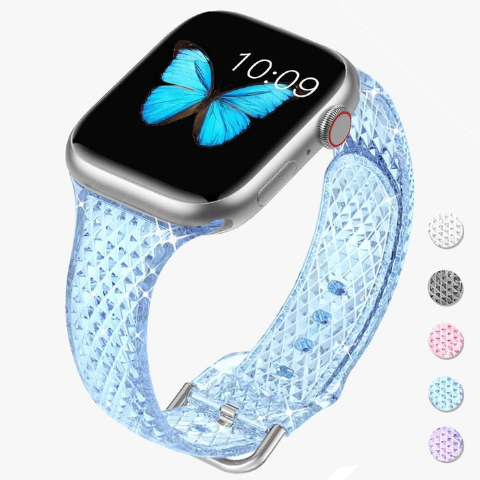 Transparent Clear Band Strap For Apple Watch