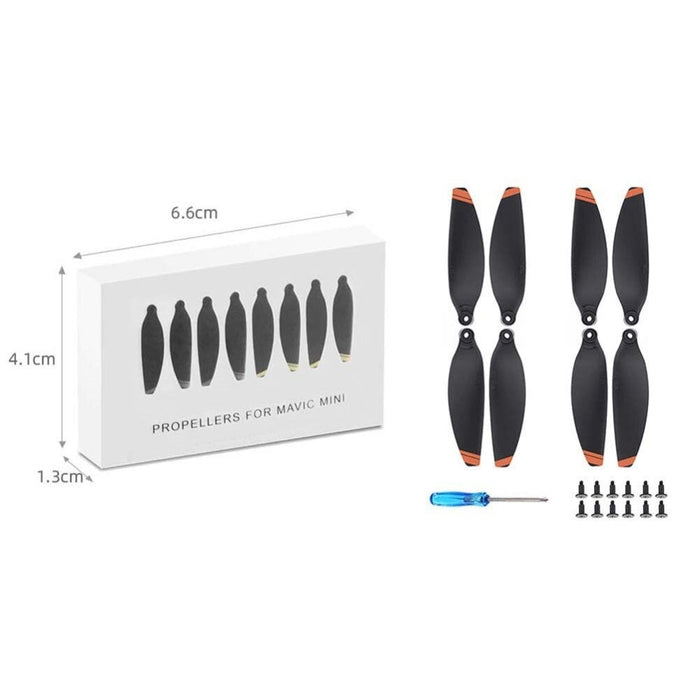 2 4 Pairs Drone Propeller Spare Parts Drone Blades Replacement Drone Propeller Blade Lightweight Accessories for DJI Mavic Mini