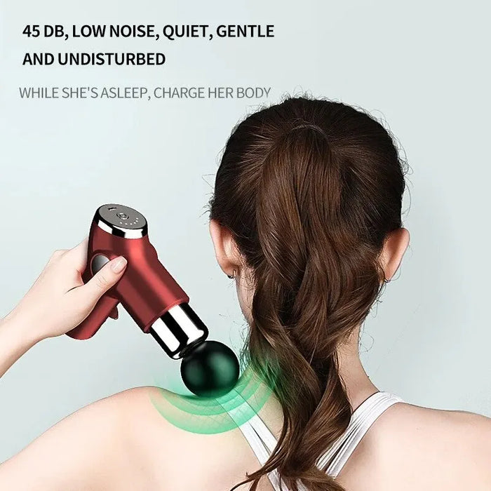 Portable Mini Vibration Massage Gun For Muscle Relaxation And Fitness