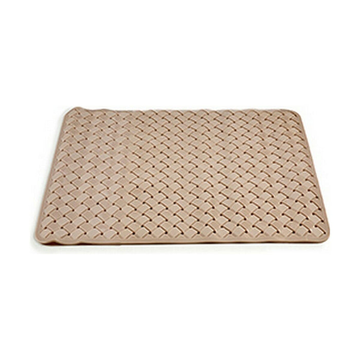 Bath Rug Braiding Beige Pvc 0.03 x 50 Cm 12 Units