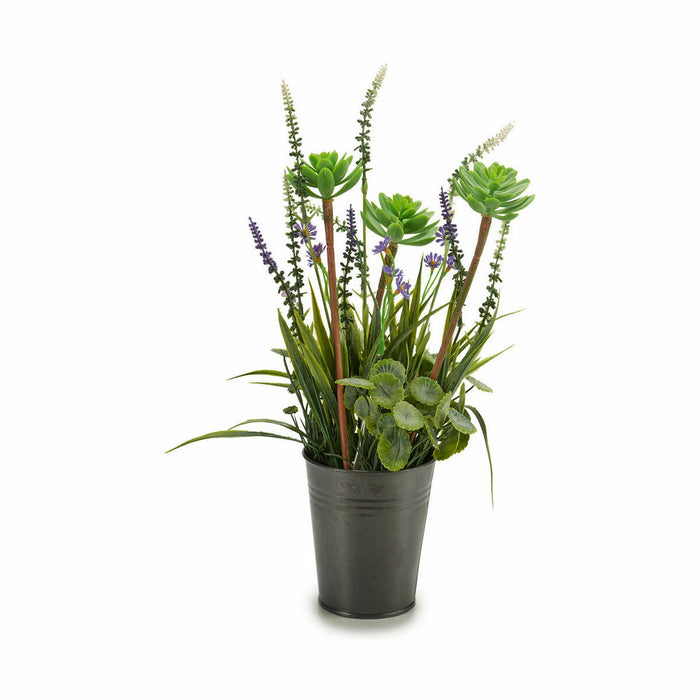 Decorative Plant Lavendar Metal Plastic 13 x 40 Cm 12 Units