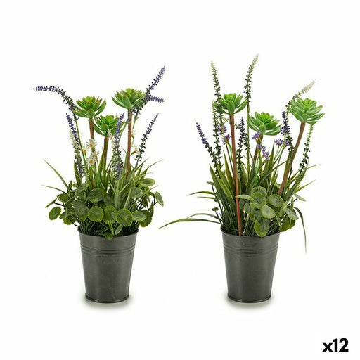 Decorative Plant Lavendar Metal Plastic 13 x 40 Cm 12 Units