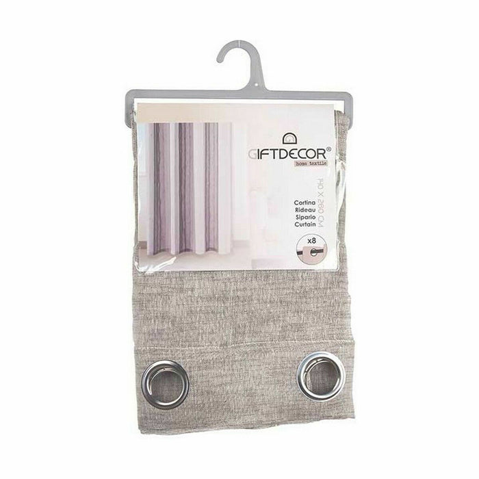 Curtain Brown 140 x 0.1 260 Cm 6 Units