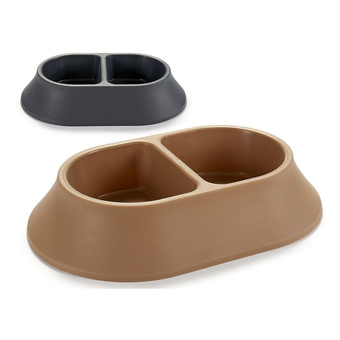 Pet Feeding Dish Plastic 34 x 7 x 22 cm 24 Units