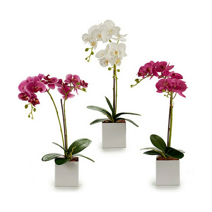 Decorative Plant Orchid 18 X 47 X 14 Cm Plastic 6 Units