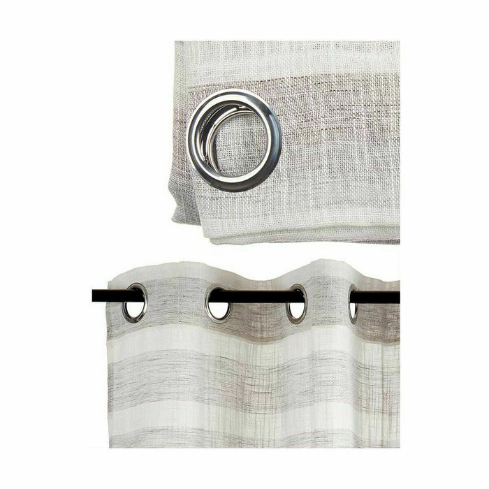 Curtain Stripes Light Grey 140 X 0.1 X 260 Cm 6 Units