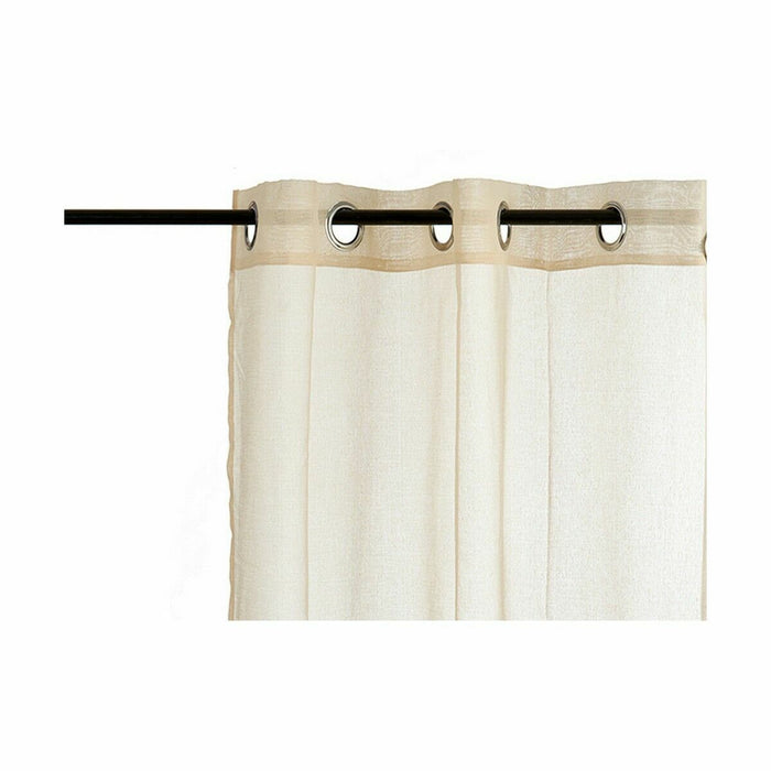 Curtain 140 x 260 Cm Beige 6 Units
