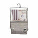 Curtain White Grey 140 x 0.1 260 Cm 6 Units