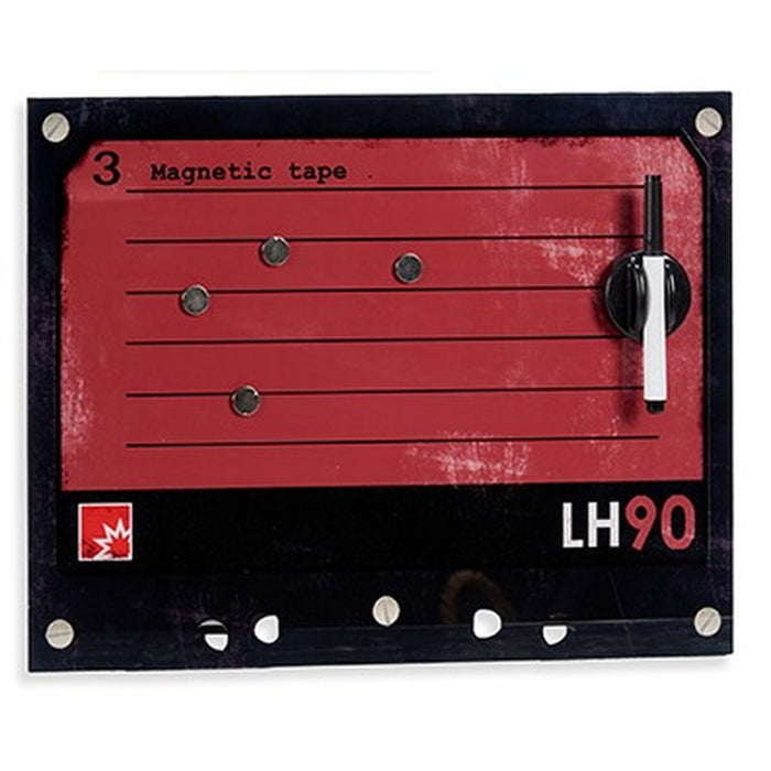 Magnetic Board With Marker 40 X 30 Cm 4 Units