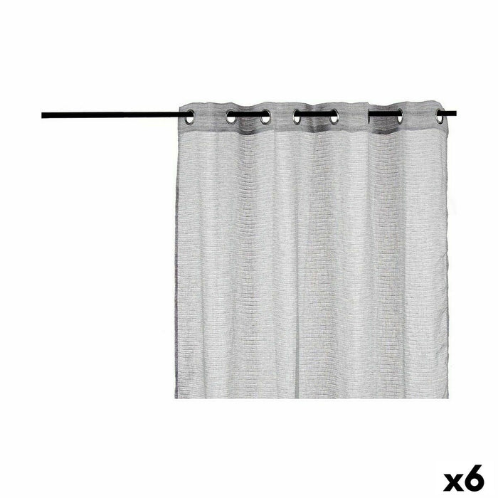Curtain Light Grey 140 X 0.1 X 260 Cm 6 Units