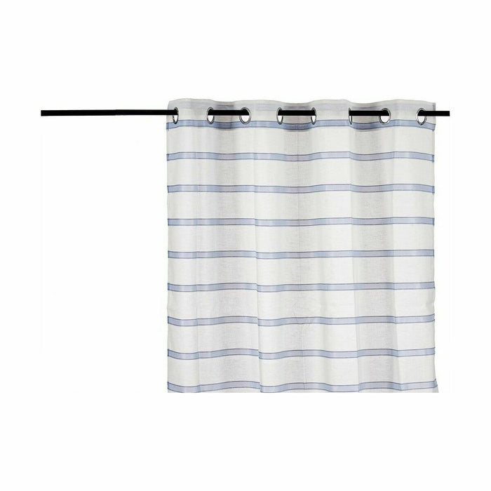 Curtain Stripes Blue 140 X 0.1 X 260 Cm 6 Units