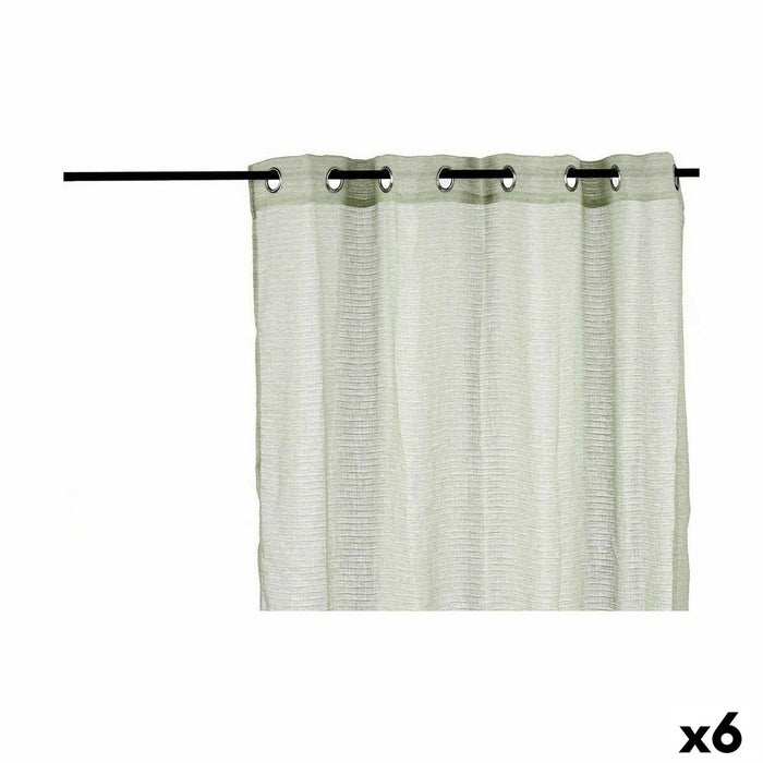 Curtain Green 140 X 0.1 X 260 Cm 6 Units