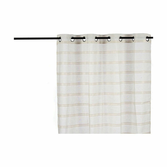 Curtain Stripes Beige 140 X 0.1 X 260 Cm 6 Units
