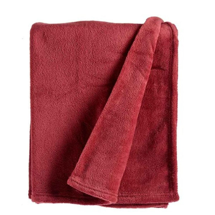 Blanket Dark Pink 125 X 0.5 X 150 Cm 12 Units