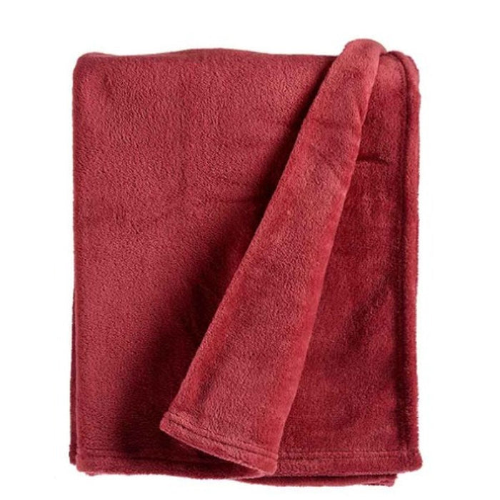 Blanket Dark Pink 150 X 0.5 X 200 Cm 6 Units