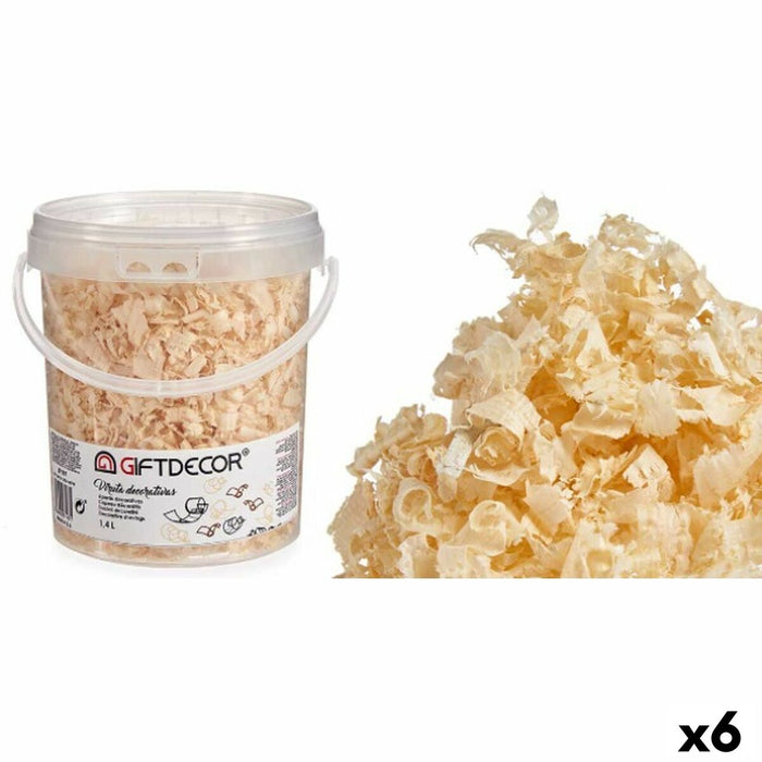 Decorative Shavings 1.4 L Natural 6 Units