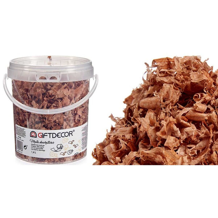 Decorative Shavings 1.4 L Brown 6 Units