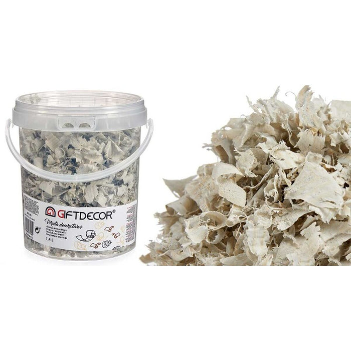 Decorative Shavings 1.4 L Light Grey 6 Units