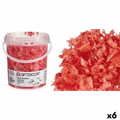 Decorative Shavings 1.4 l Coral 6 Units