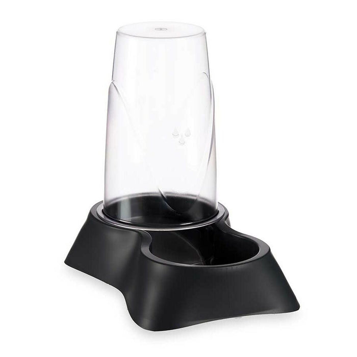 Pet Feeding Dish Dispenser Anthracite Plastic 2 l 16 x 25