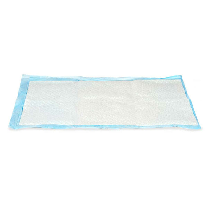 Puppy Training Pad 40 X 60 Cm Blue White Paper Polyethylene 10 Units