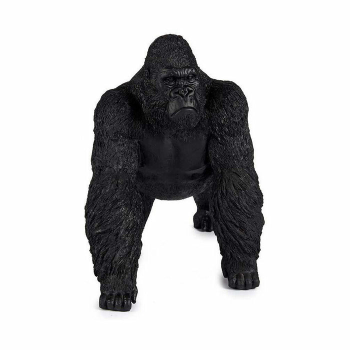 Decorative Figure Gorilla Black 20 x 27 34 Cm 2 Units