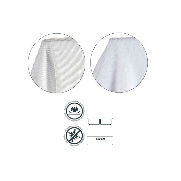 Mattress Protector White 200 X 150 Cm 6 Units