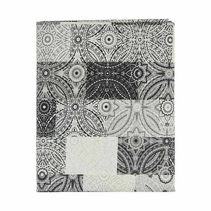 Tablecloth Thin Canvas Anti-Stain Tile 140 X 180 Cm Grey 6 Units