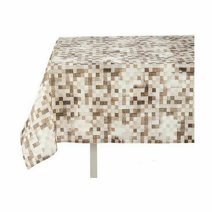 Tablecloth Thin Canvas Anti-Stain Frames 140 X 180 Cm Beige 6 Units