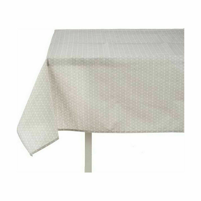 Tablecloth Thin Canvas Anti-Stain Star 140 X 180 Cm Grey 6 Units