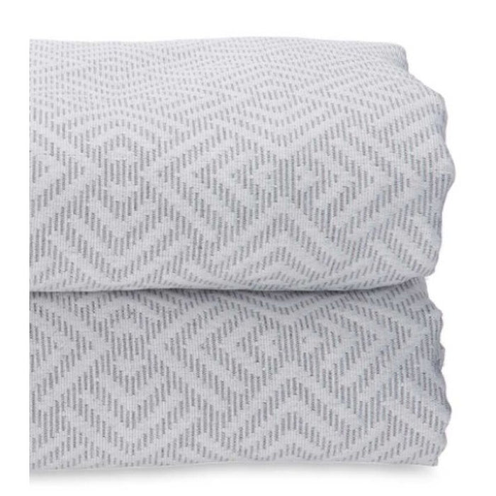 Bedspread Quilt 240 X 260 Cm Geometric Grey 4 Units