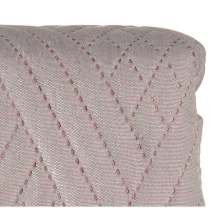 Reversible Bedspread 240 x 260 Cm Grey Pink 6 Units