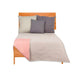 Reversible Bedspread 240 x 260 Cm Grey Pink 6 Units