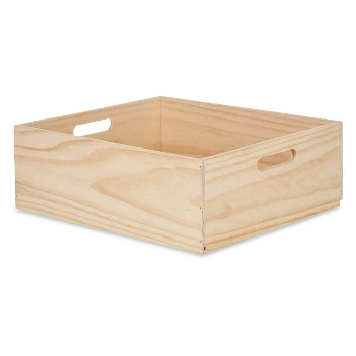 Decorative Box Pine 35 X 14 X 40 Cm 4 Units