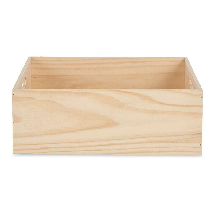 Decorative Box Pine 35 X 14 X 40 Cm 4 Units