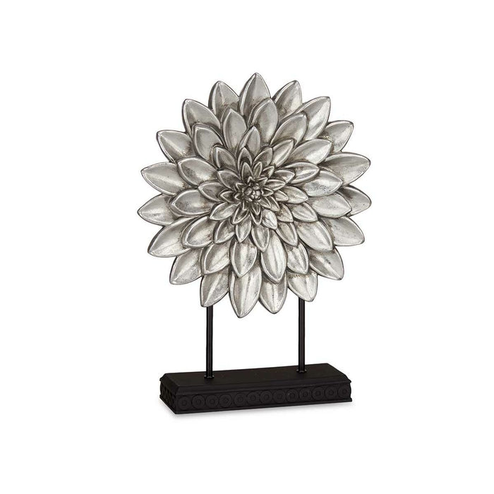 Decorative Figure Mandala Silver 29 x 39 10 Cm 4 Units