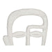 Decorative Figure Face White 19.5 x 38 10.5 Cm 4 Units