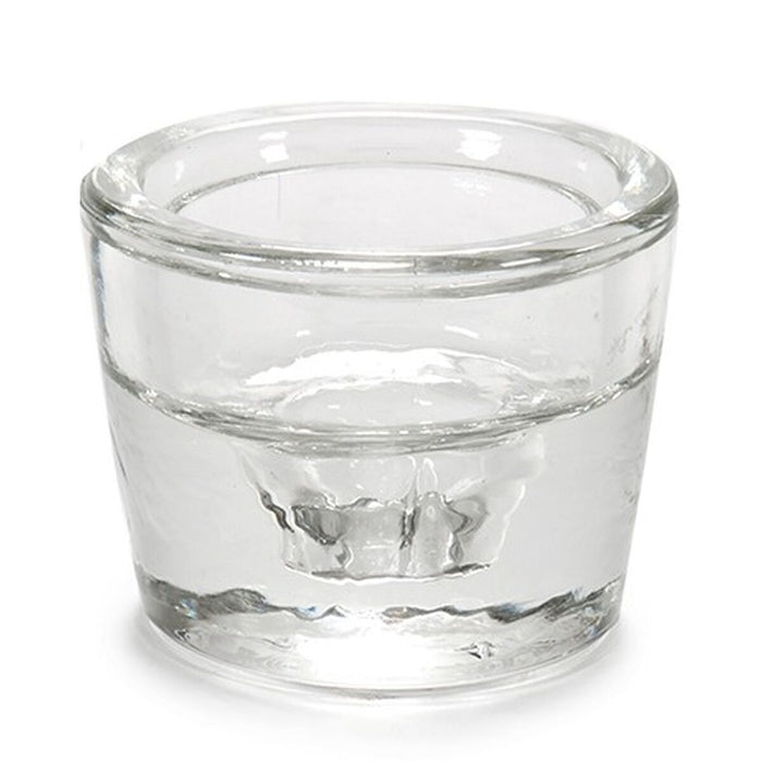 Candleholder Transparent Glass 6 X 4.3 X 6 Cm 12 Units