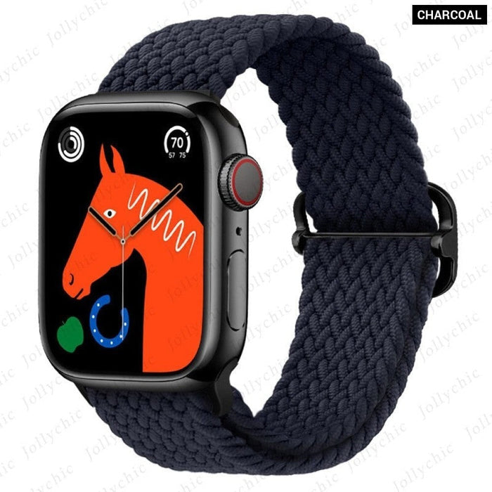 Elastic Braided Loop Strap For Apple iWatch