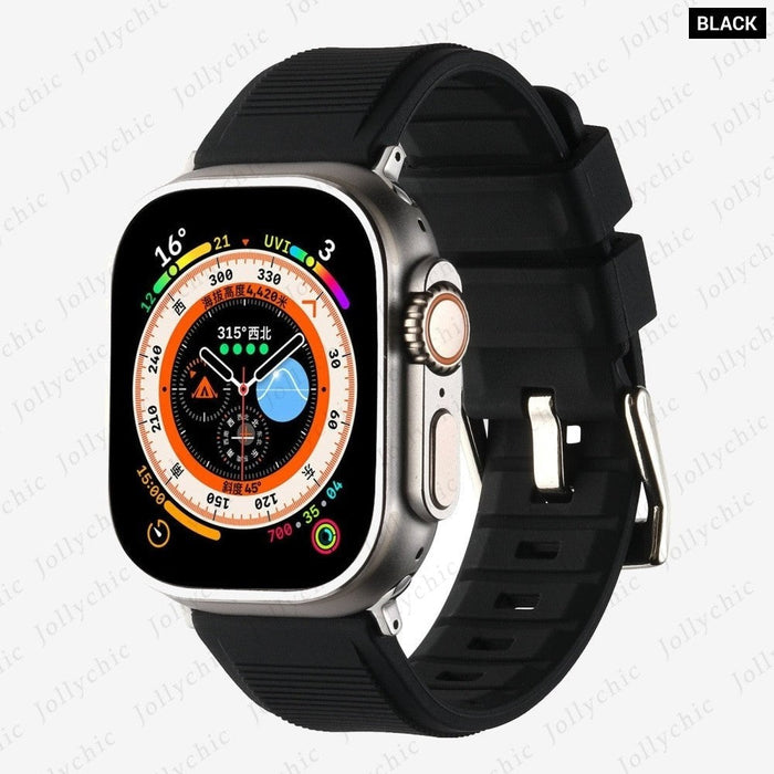 Soft Silicone Stylish Strap for Apple Watch