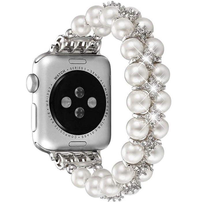 Elastic Pearl Strap for Apple Watch Band