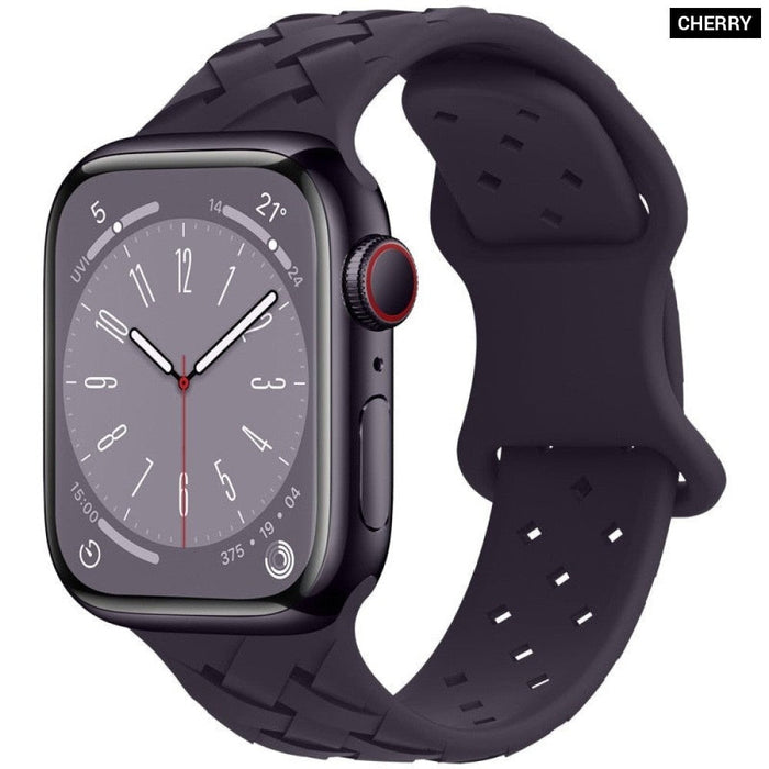 Silicone Woven Loop Strap for Apple Watch