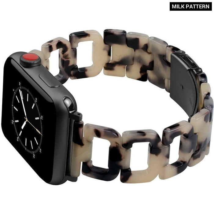 Resin Transparent Correa Loop Strap For Apple Watch