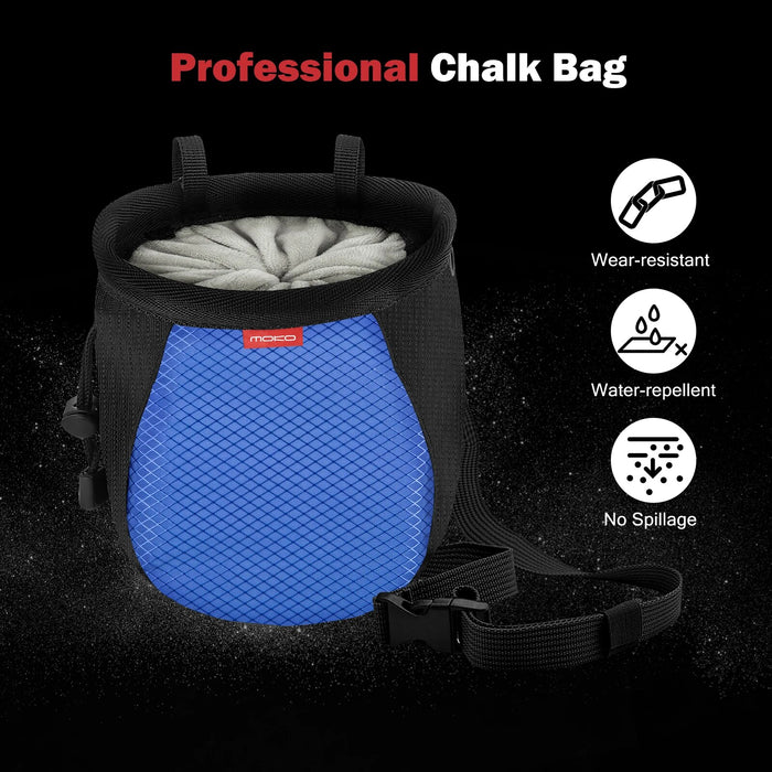 Rock Climbing Chalk Bag Boulder Waterproof Magnesium Powder