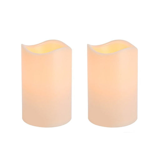 2pcs Electronic Battery Powered Led Flameless Candle