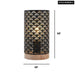 Fan Pattern Hollow Warm Light Table Lamps For Wedding Home