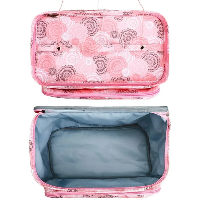 Portable Knitting Bag For Wool Crochet And Sewing Supplies Multifunctional Storage Bag For Yarn Needles And Accessories